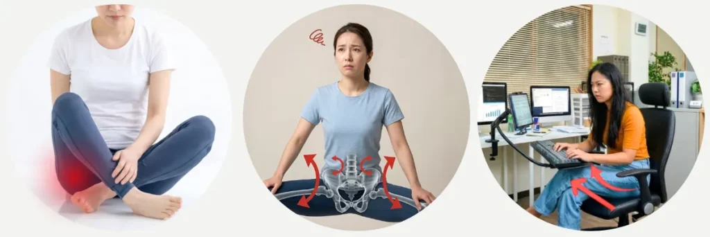 股関節の痛みが出やすい身体の特徴｜可動域低下・骨盤連動・座り姿勢の影響